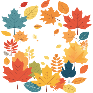 Fall Leaves Frame