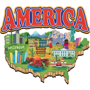 Map of America