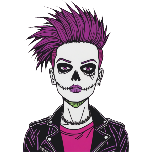 Punk Zombie Girl