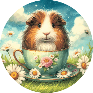 Guinea Pig In Teacup