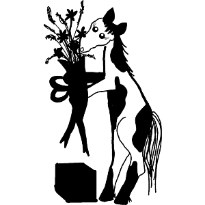 Horse With Birthday Gifts