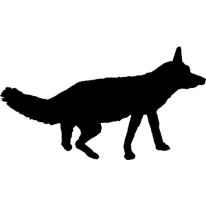 Fox silhouette