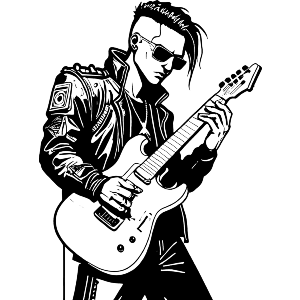 Cyberpunk Rockstar