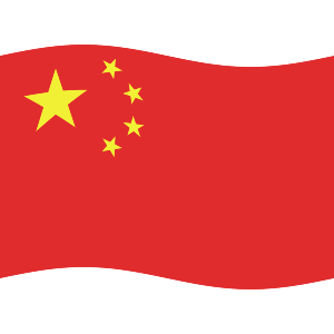 Waving Chinese Flag
