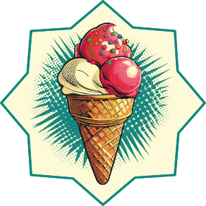 Ice Cream Waffle Cone