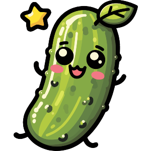 Cute Kawaii Pickle