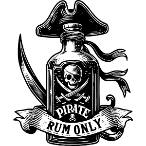 Pirate Rum Bottle