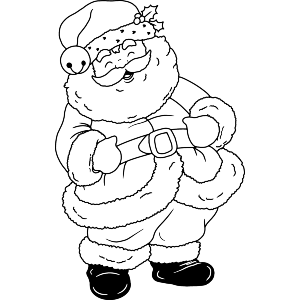 Laughing Santa Claus