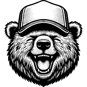 Happy Trucker Bear