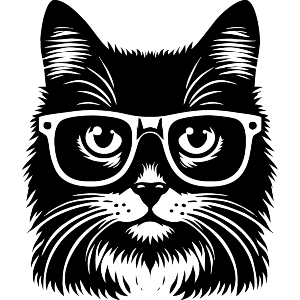 Cat Wearing Glasses