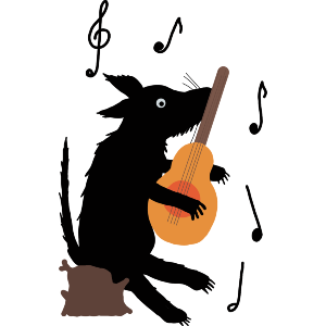 Dog With A Guitar 