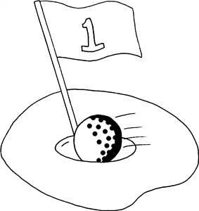 Golf Ball & Hole