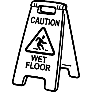 Caution Wet Floor Sign