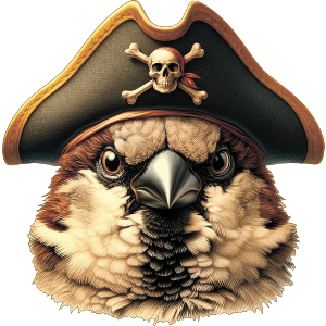Blackbeard Pirate Sparrow