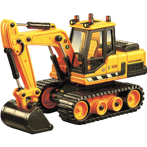 Toy Excavator Digger