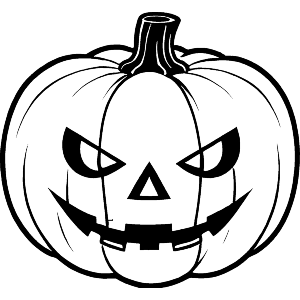 Creepy Pumpkin Head