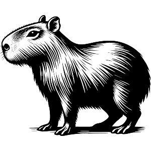 Capybara Standing