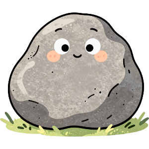 Smiling Cartoon Rock