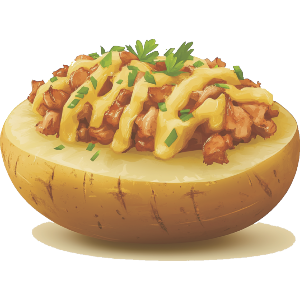 Stuffed Potato with Bacon