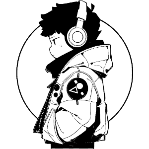 Boy Wearing Headphones Side View