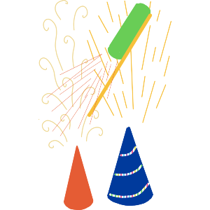 Fireworks Exploding With Colour 