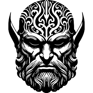 Fantasy Demon Head