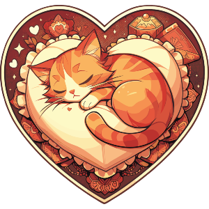Anime Sleepy Cat