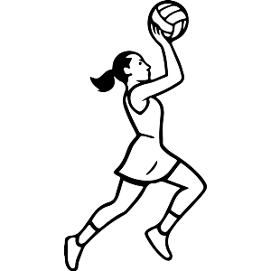 Netball Player Action