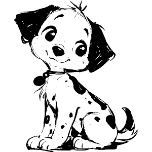 Cute Dalmation Puppy