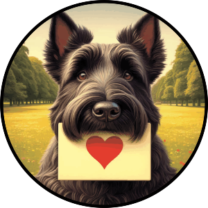 Scottish Terrier Love Note