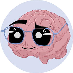 Brain Wearing Glasses
