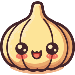 Cute Garlic Bulb