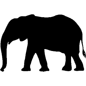 Elephant Silhouette
