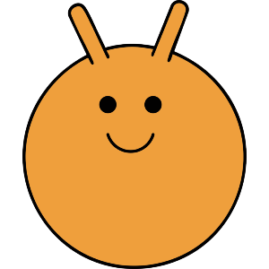 Orange Space Hopper