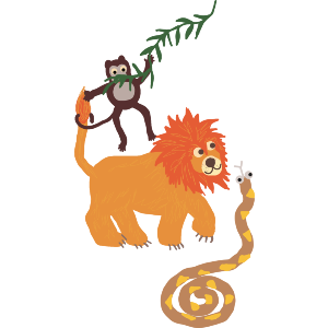Monkey Business In The Jungle 