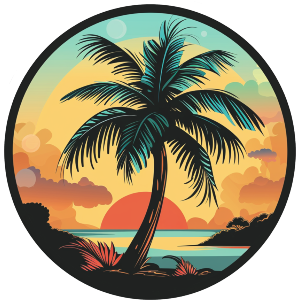 Palm Tree on Beach