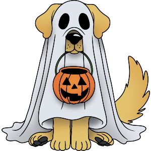 Halloween Ghost Dog
