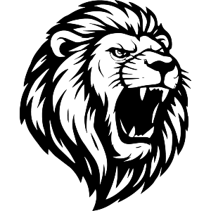 Powerful Roaring Lion