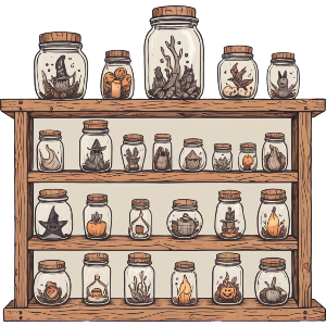 Spell Jar Shelving