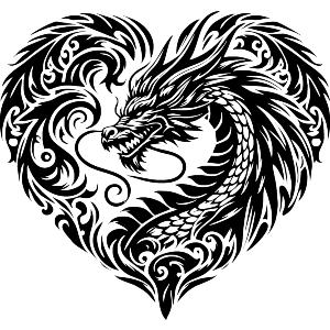Heart-Shaped Dragon