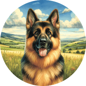 Happy German Shepherd