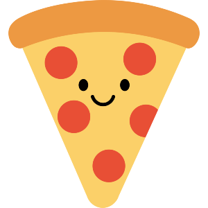 Happy Pizza Slice