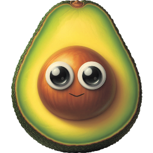 Funny Avocado Face