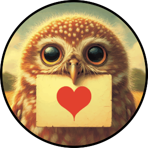 Little Owl Love Note