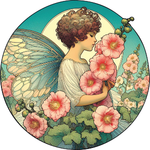 Hollyhock Garden Fairy