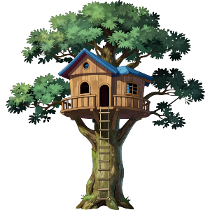 Treehouse with Ladder
