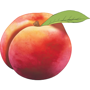 Sweet Peach Fruit