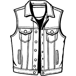Denim Jacket Vest