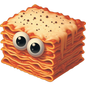 Funny Lasagne Face