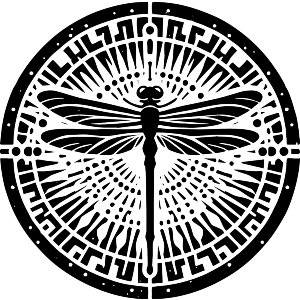 Stylised Dragonfly